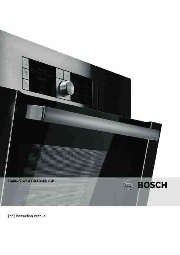 Bosch Appliances Oven HBA36B6 0W-page_pdf